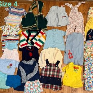 Colorful Kids Clothing Bundle Size 4